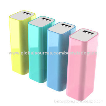 Power Banks, 2,600mAh, for Mobile Devices, with Samsung Battery Cell